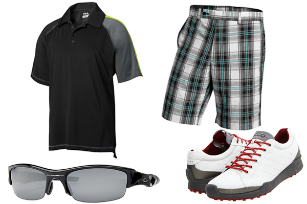 Men's look for golf