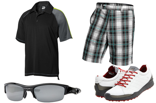 Men's look for golf