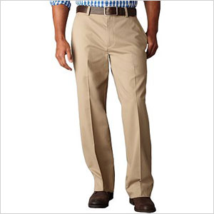 Dockers flat-front pants