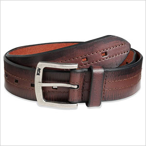 Leather belt