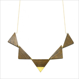 Sophia Monet Gilded Triad Collar