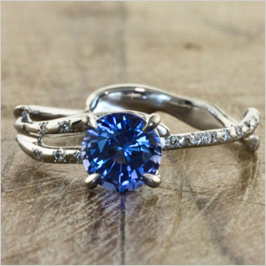 Ken and Dana Melinda sapphire ring