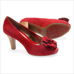 Scala peep toes pumps