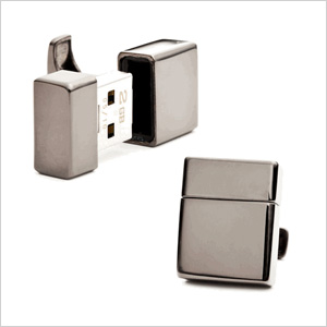 USB Flash Drive Cufflinks