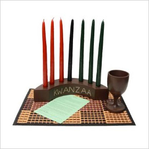 Kwanzaa Arc Candleholder & Celebration Set