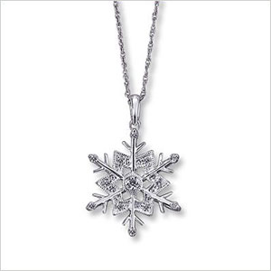 Kay snowflake necklace