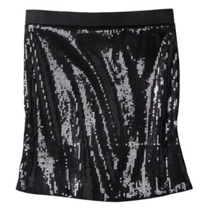 Sequin skirt