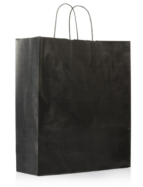 black shopping bag